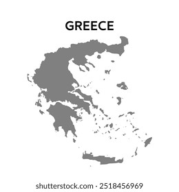 greece map. Abstract design, vector illustration.