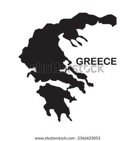 GREECE map icon,vector illustration symbol design