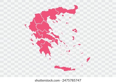 Greece Map punch Color Background quality files png