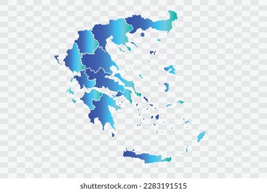 Grecia Mapa tez color azul Archivos de calidad de fondo png