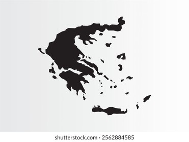 Greece Isometrıc Map vector ılıstrator.