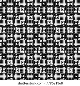 Greece meander fabric background. Vector seamless pattern. Stylish textile print with greek design.