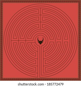 Greece mythology labyrinth