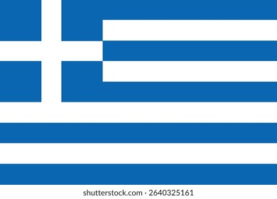 Greece national flag. Flag of Greece 