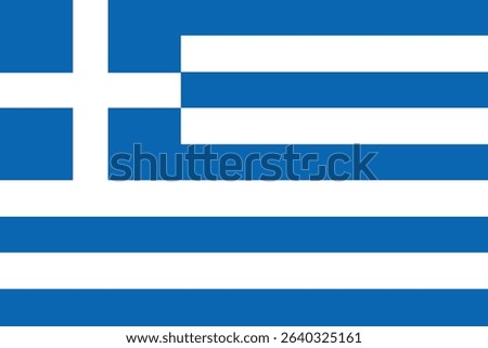 Greece national flag. Flag of Greece 