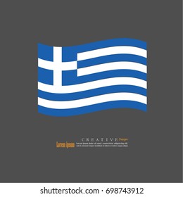 GREECE national flag background texture.vector illustration.