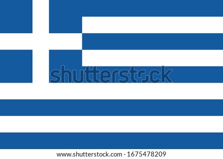 Greece national flag graphics background. Perfect for backgrounds, backdrop, business concepts, badge, sticker, icon, sign, symbol and wallpaper.