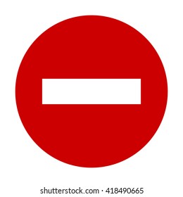 Greece No Entry for Vehicular Traffic Sign