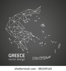 Greece polygonal map