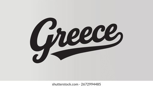 Griechenland Text Grafikelement Illustration Template Design 
