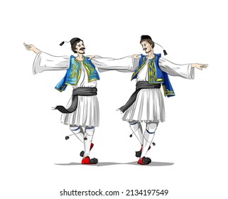 Danza tradicional griega, vestimenta popular masculina, danza Zorba