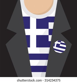 Greece T-Shirt Vector Illustration