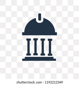 Greece vector icon isolated on transparent background, Greece transparency concept can be used web and mobile