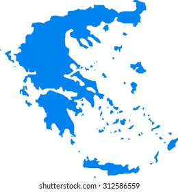 Greece Vector Map