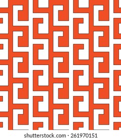 Greece vintage ethnic seamless pattern. Meandr. Folk abstract repeating background texture. Cloth design. Wallpaper. Mosaic.