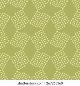 Greece vintage ethnic seamless pattern. Meander. Folk abstract repeating background texture. Cloth design. Wallpaper. Mosaic.