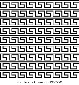 Greece vintage ethnic seamless pattern. Vector Illustration