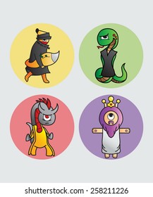 greed envy wrath pride characters