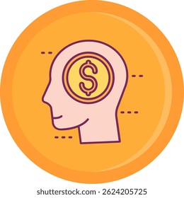 Greed Line vector Icon Design