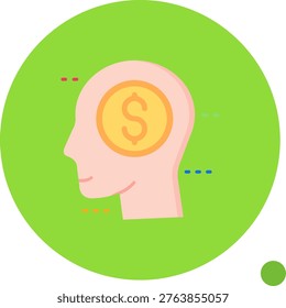 Greed Line vector Icon Design