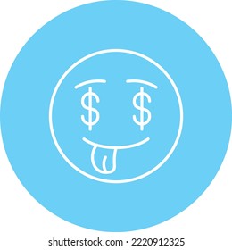 Greed vector icon. Can be used for printing, mobile and web applications.