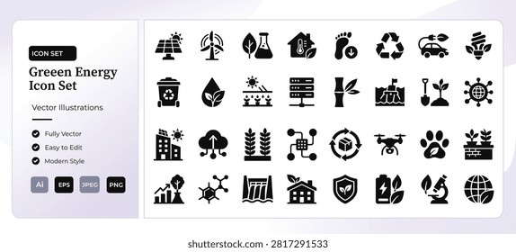 Greeen Energy Icon Set 2