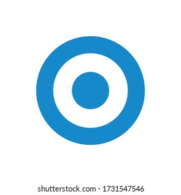 Greek air force roundel. Military symbol. Vector Illustration