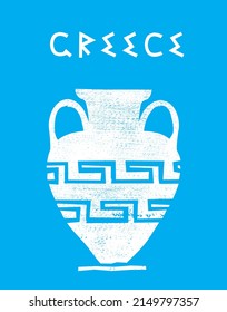 
Ilustración vectorial de Amphora Vase griega