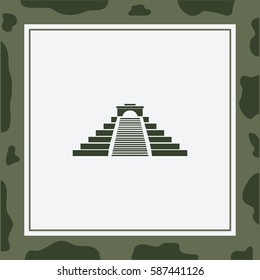 Greek Architecture Vector Icon.