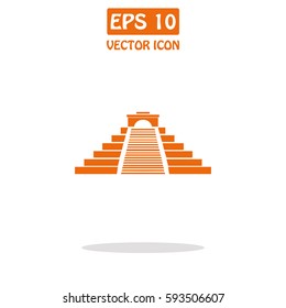 Greek Architecture Vector Icon.