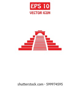 Greek Architecture Vector Icon.