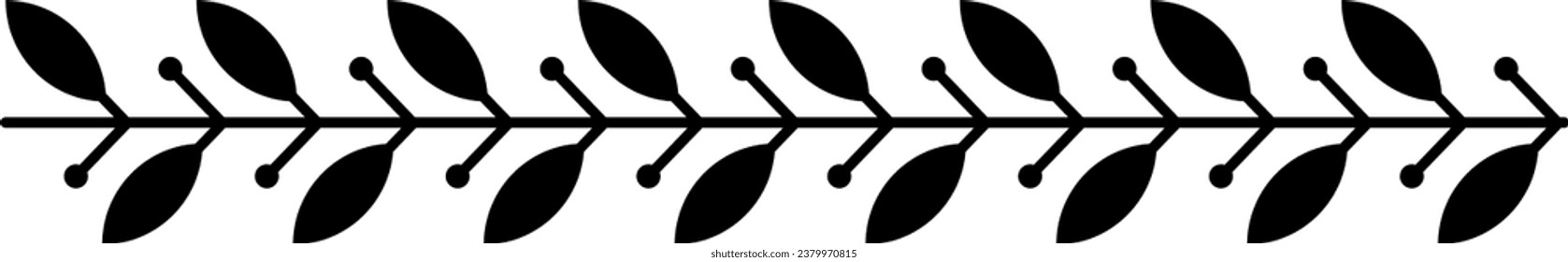 Greek Border Frame Decorative Element Isolated Vector