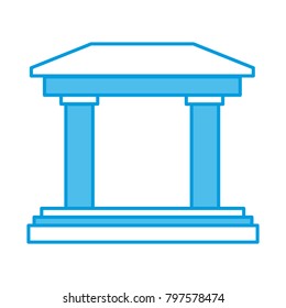 Greek building columns