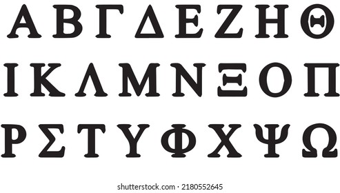 The Greek capital alphabet, Greek capital letters, The Greek alphabet has been used to write the Greek language since the late 9th or early 8th century BCE.