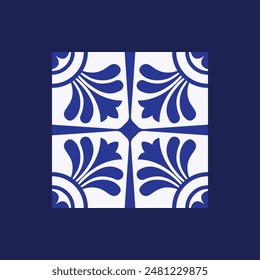 Greek Ceramic Tiles Vector Illustration