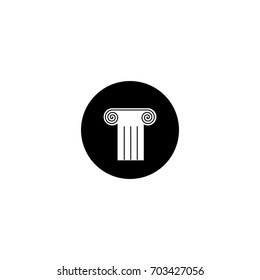 Greek column icon