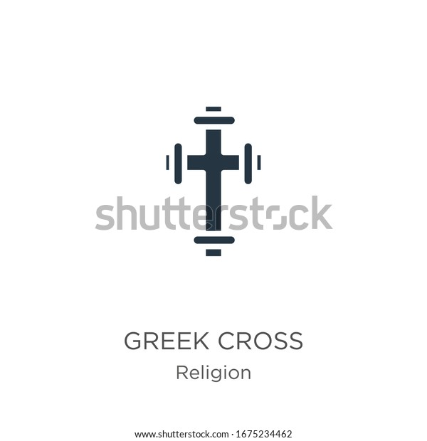 Greek\
cross icon vector. Trendy flat greek cross icon from religion\
collection isolated on white background. Vector illustration can be\
used for web and mobile graphic design, logo,\
eps10