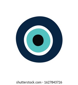 Evil Eye Vector Symbol Protection Blue Stock Vector (Royalty Free ...