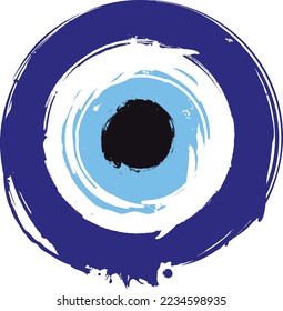 Greek evil eye vector design