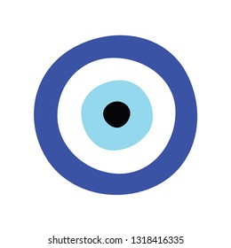 Greek Evil Eye Vector - Symbol Or Icon Of Protection