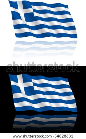 meander greek flag