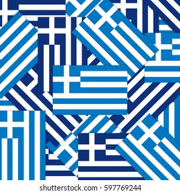 Greek flag overlay pattern in vector format.