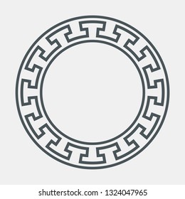 Greek frame, border quality vector illustration cut