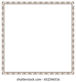 greek frame, border vector