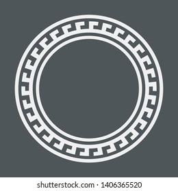Greek frame, corner and border quality vector illustration cut