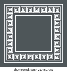 Greek Frame Corner Border Roman Ornament Stock Vector (Royalty Free ...