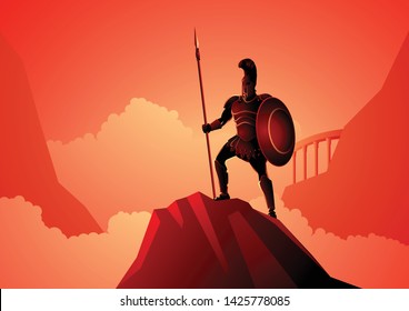 Greek god and goddess vector illustration series, Ares, is the Greek god of war. He is one of the Twelve Olympians, and the son of Zeus and Hera