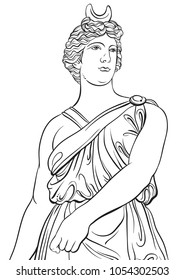 Greek Goddess Stock Vectors, Images & Vector Art | Shutterstock