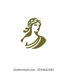 Greek Goddess Logo for sale.