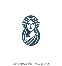 Greek Goddess Logo for sale.